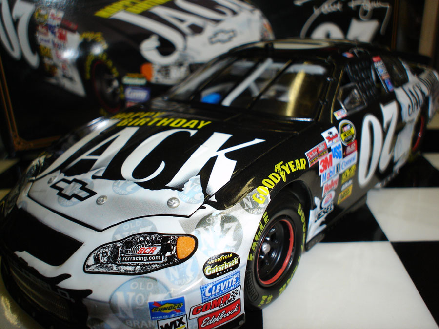 DAVE BLANEY 2005 JACK DANIELS BLACK PEARL BIRTHDAY CAR 1/24 ACTION