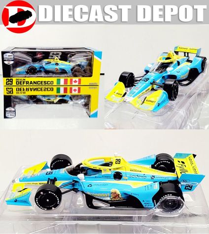 DEVLIN DEFRANCESCO 2023 ANDRETTI STEINBRENNER AUTOSPORTS/ WOOOOO ENERGY INDYCAR SERIES 1/18 GREENLIGHT DIECAST 
