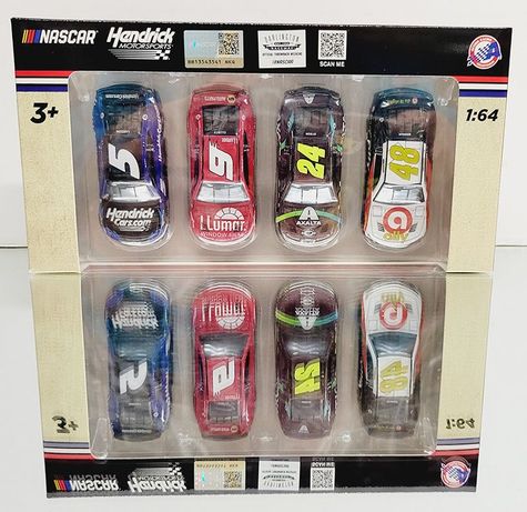 HENDRICK MOTORSPORTS 2023 DARLINGTON RETRO 4-CAR SET 1/64 ACTION DIECASTS  