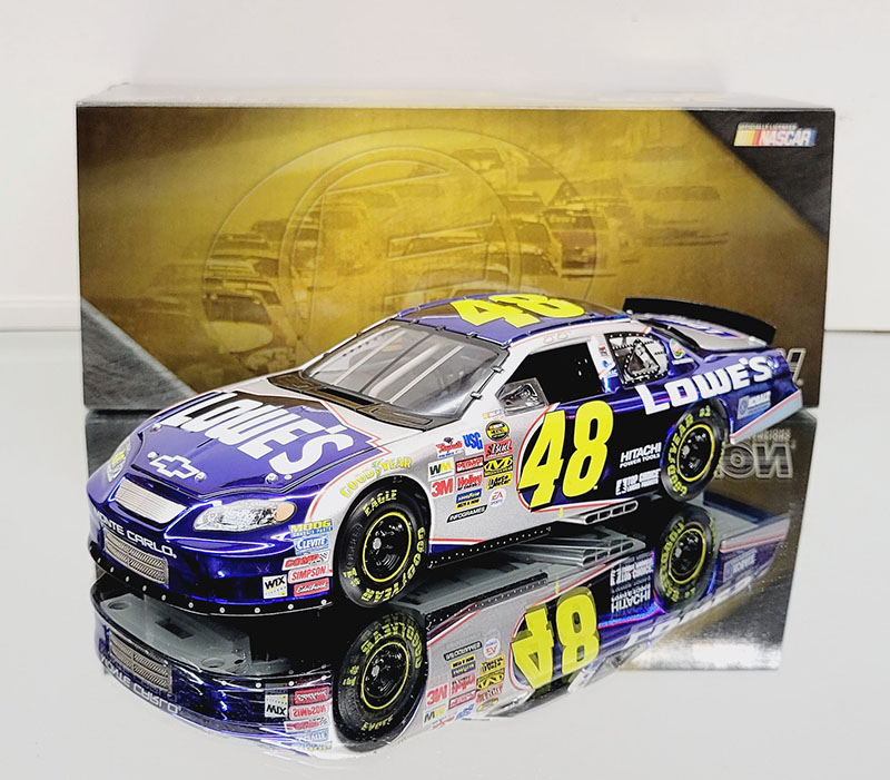 Modèle Réduit Chevrolet Camaro 1969 #48 Jimmie Johnson - Greenlight 1:64 - Première Victoire
