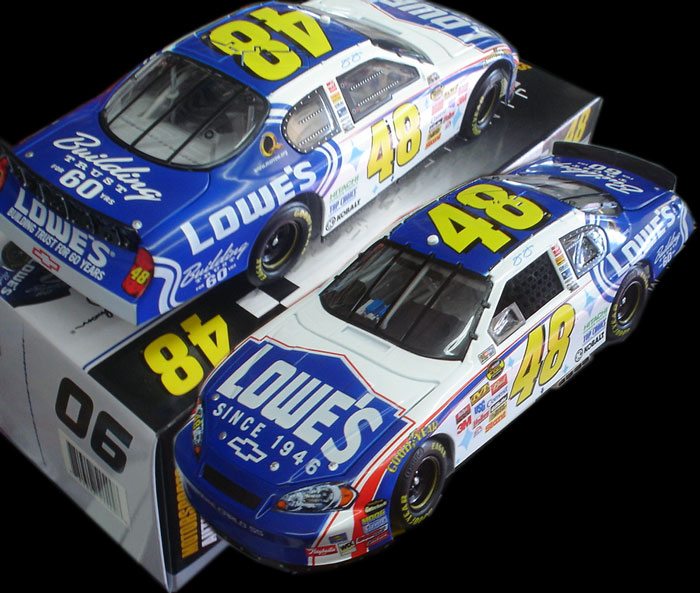 Jimmie Johnson Signed 2012 #48 Lowes 1:24 LE Premium Action Diecast Car Jsa Coa Pristineauction.com