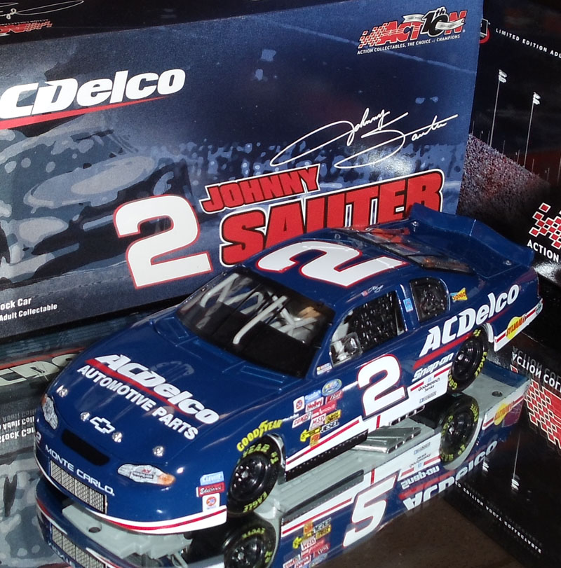 JOHNNY SAUTER 2002 AC DELCO 1 24 RCCA CLUB CAR BANK JOHNNY SAUTER 2002 AC DELCO 1 24 RCCA CLUB CAR BANK