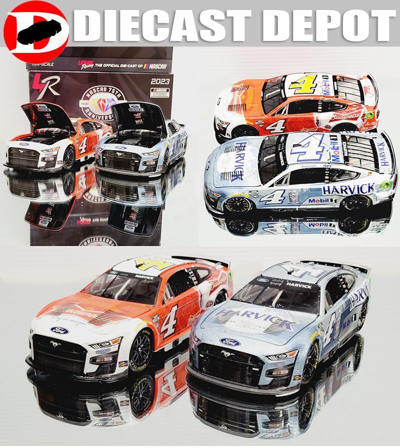 K Harvick 1/24 HO Busch Light Retro 22 Mustang