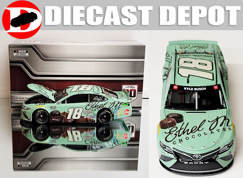 KYLE BUSCH 2021 M&M'S ETHEL M CHOCOLATES 1/24 ACTION COLLECTOR SERIES