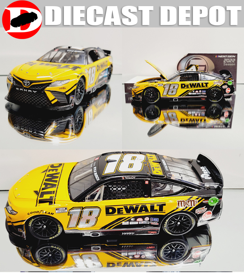 KYLE BUSCH 2022 DEWALT 18 TOYOTA NEXT GEN TOYOTA 1/24 ELITE SERIES