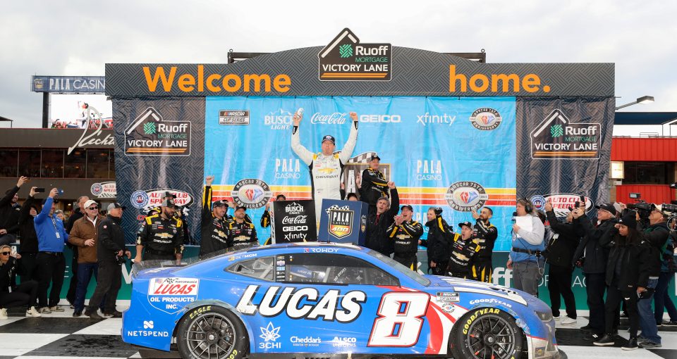 KYLE BUSCH 2023 CALIFORNIA AUTO CLUB WIN RACED VERSION LUCAS 1/64