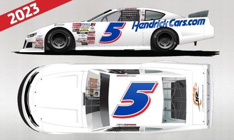 KYLE LARSON 2023 HENDRICKCARS.COM #5 LATE MODEL STOCK CAR 1/24 ACTION DIECAST (ADVANCED ORDER)