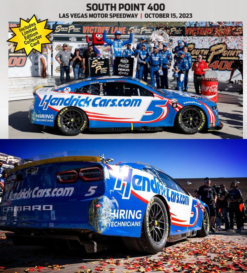 KYLE LARSON 2023 LAS VEGAS WIN RACED VERSION 1/24 ELITE SERIES DIECAST