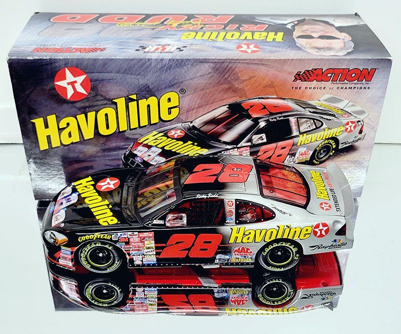 RICKY RUDD 2001 HAVOLINE BUD SHOOTOUT 1/24 ACTION DIECAST