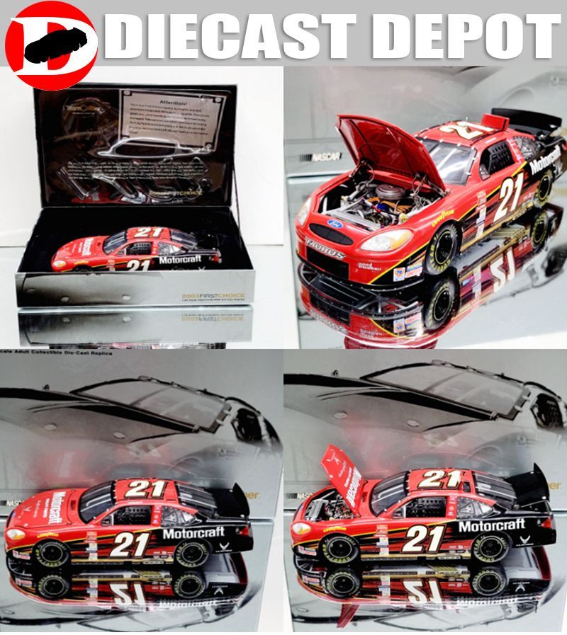 RICKY RUDD 2003 MOTORCRAFT 1/24 TEAM CALIBER FIRST CHOICE DIECAST
