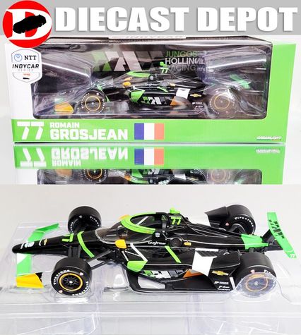 ROMAIN GROSJEAN 2024 JUNCOS HOLLINGER RACING INDYCAR SERIES 1/18 GREENLIGHT DIECAST  