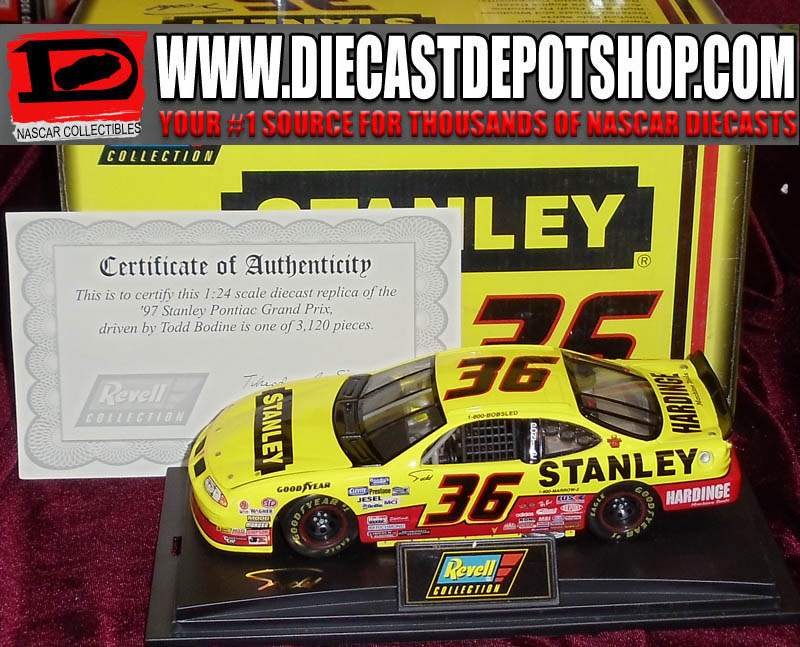 TODD BODINE 1997 STANLEY PONTIAC GRAND PRIX 1/24 ACTION