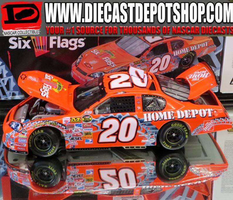 TONY STEWART 2006 SIX FLAGS SPECIAL HOME DEPOT 1/24 MOTORSPORTS AUTHENTICS