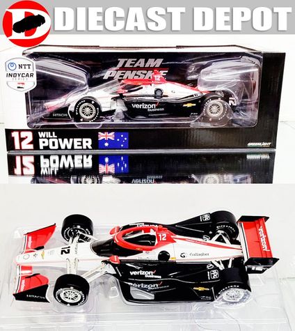 WILL POWER 2024 TEAM PENSKE VERIZON #12 NTT INDYCAR SERIES (ROAD COURSE CONFIGURATION) 1/18 GREENLIGHT DIECAST