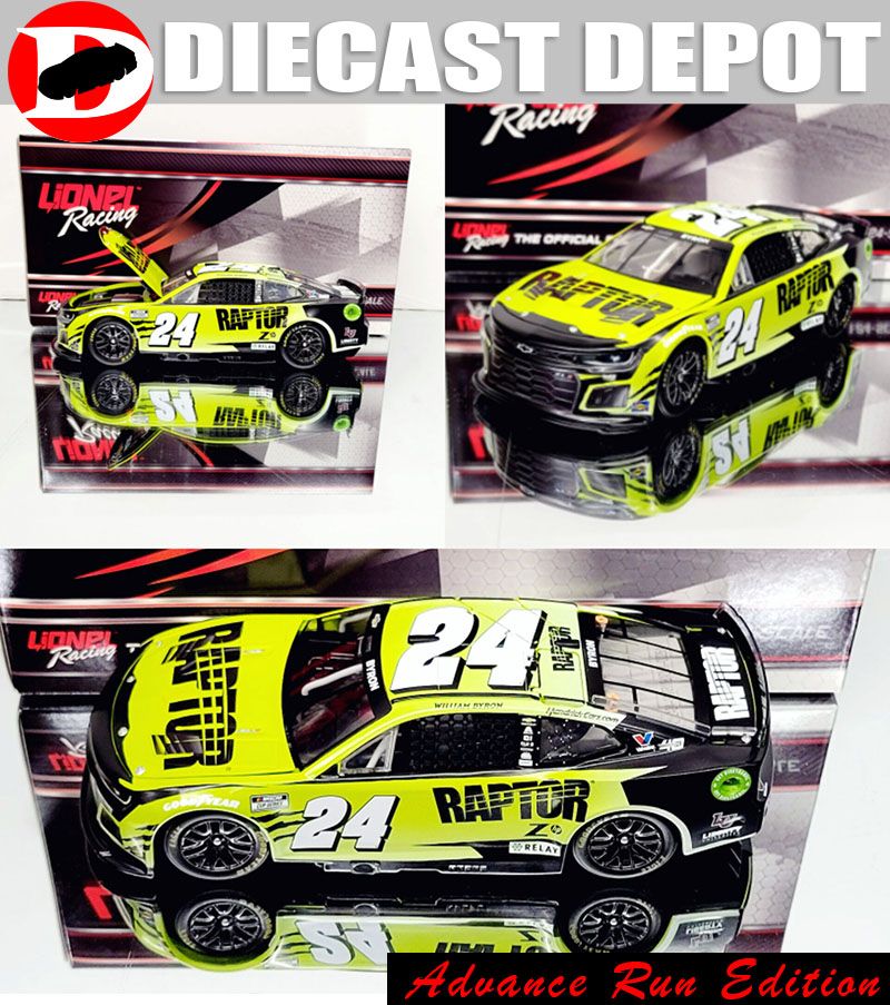 WILLIAM BYRON 2024 RAPTOR 24 CAMARO 1/24 ARC DIECAST ADVANCED RUN OF