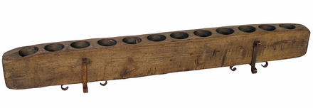 12 Hole Sugar Mold Candleholder with Iron Base