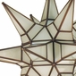 18 Point Frosted Glass Star Light