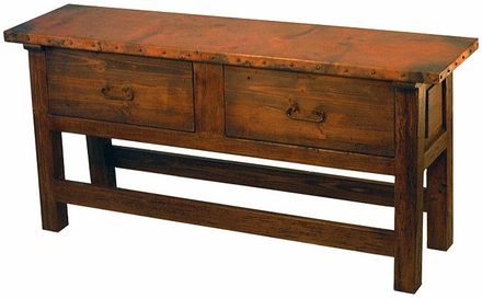 2 Drawer Ranch Console Table