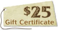 $25 Gift Certificate