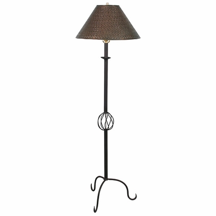 3-Leg Spiral Floor Lamp