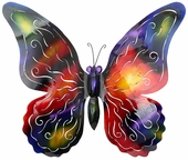 3D Metal Butterfly - Extra Large