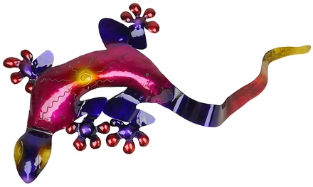 3D Metal Gecko Wall Art - Large