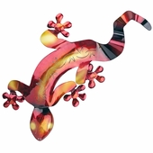 3D Metal Gecko Wall Art -Large