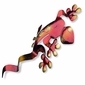 3D Metal Gecko Wall Art - Small