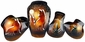 3D Metal Pots with Howling Coyotes & Desert Scene Wall Art