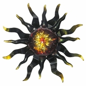 3D Metal Wall Art - Celestial Sun