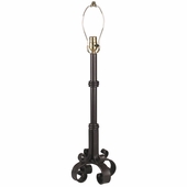 4 Footed Iron Lamp Base