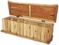 5 Foot Rustic Cedar Storage Bench or Blanket Chest