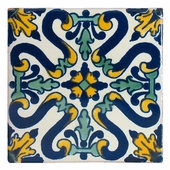 6 Inch Talavera Tile - PP2210 - 10 Tiles