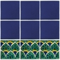 6 Inch Talavera Tile - PP2211 - 10 Tiles