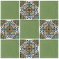 6 Inch Talavera Tile - PP2215 - 10 Tiles