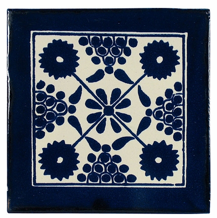 6 Inch Talavera Tile - PP2216 - 10 Tiles