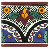 6" Talavera Tile - PP2290 - 10 Tiles