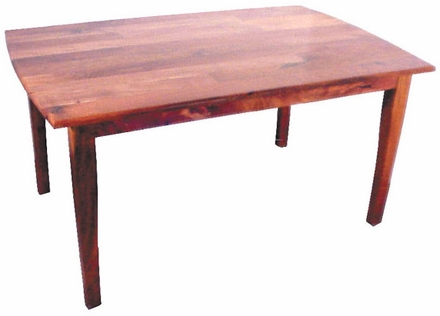 60 inch San Rafael Mesquite Curved Leg Dining Table