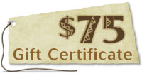 $75 Gift Certificate