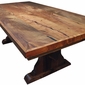 84 Inch Ranch Style Mesquite Dining Table
