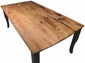 84 inch San Rafael Mesquite Curved Leg Dining Table