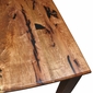 84 inch San Rafael Mesquite Curved Leg Dining Table