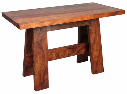 A-Frame Mesquite Console Table