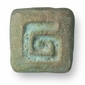 Aged Bronze Petroglyph Drawer Pull - Set of 2