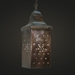 Aged Tin Box Hanging Fixture