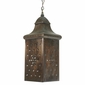 Aged Tin Box Hanging Fixture