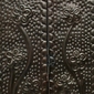 Aged Tin Door Mirror