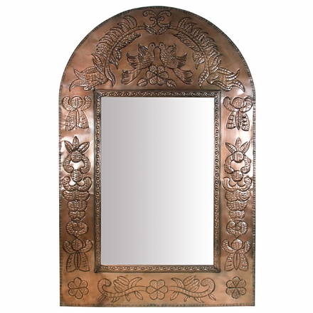 Aged Tin Dove Mirror