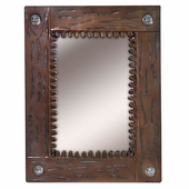 Aged Tin Etched Picture Frame 5 x 7