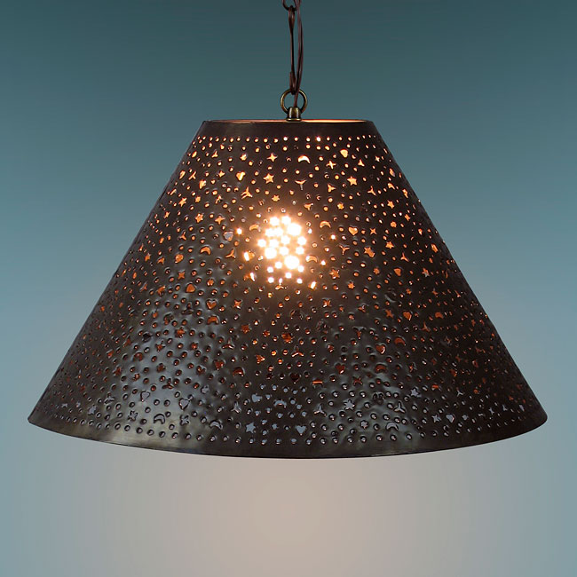 Aged Tin Extra Punched Shade